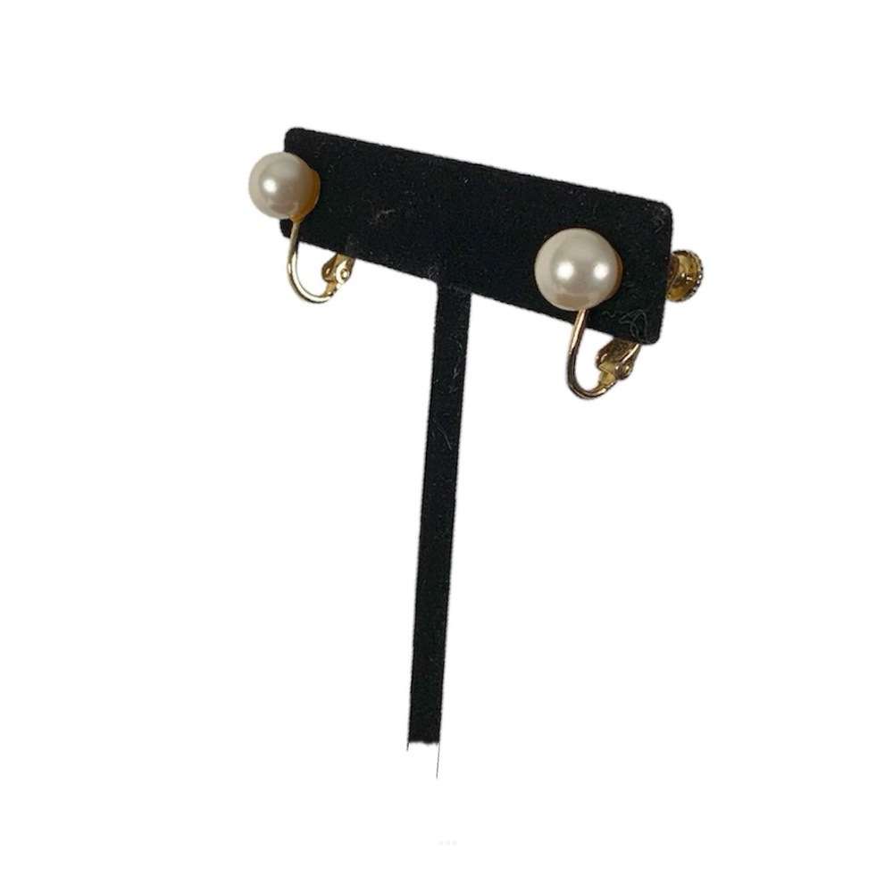 Perfect Vintage Pearl Earrings - Marvella - Screw Back
